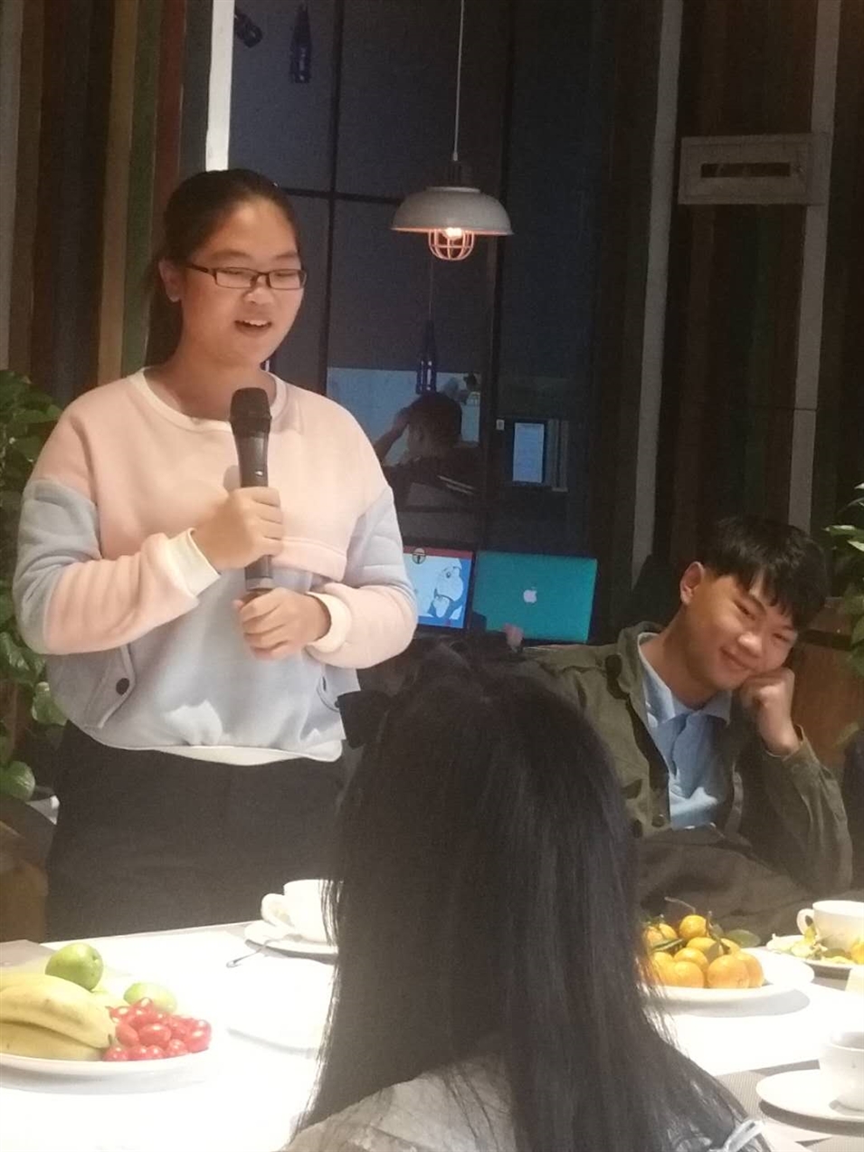 蘇同學在回答問題